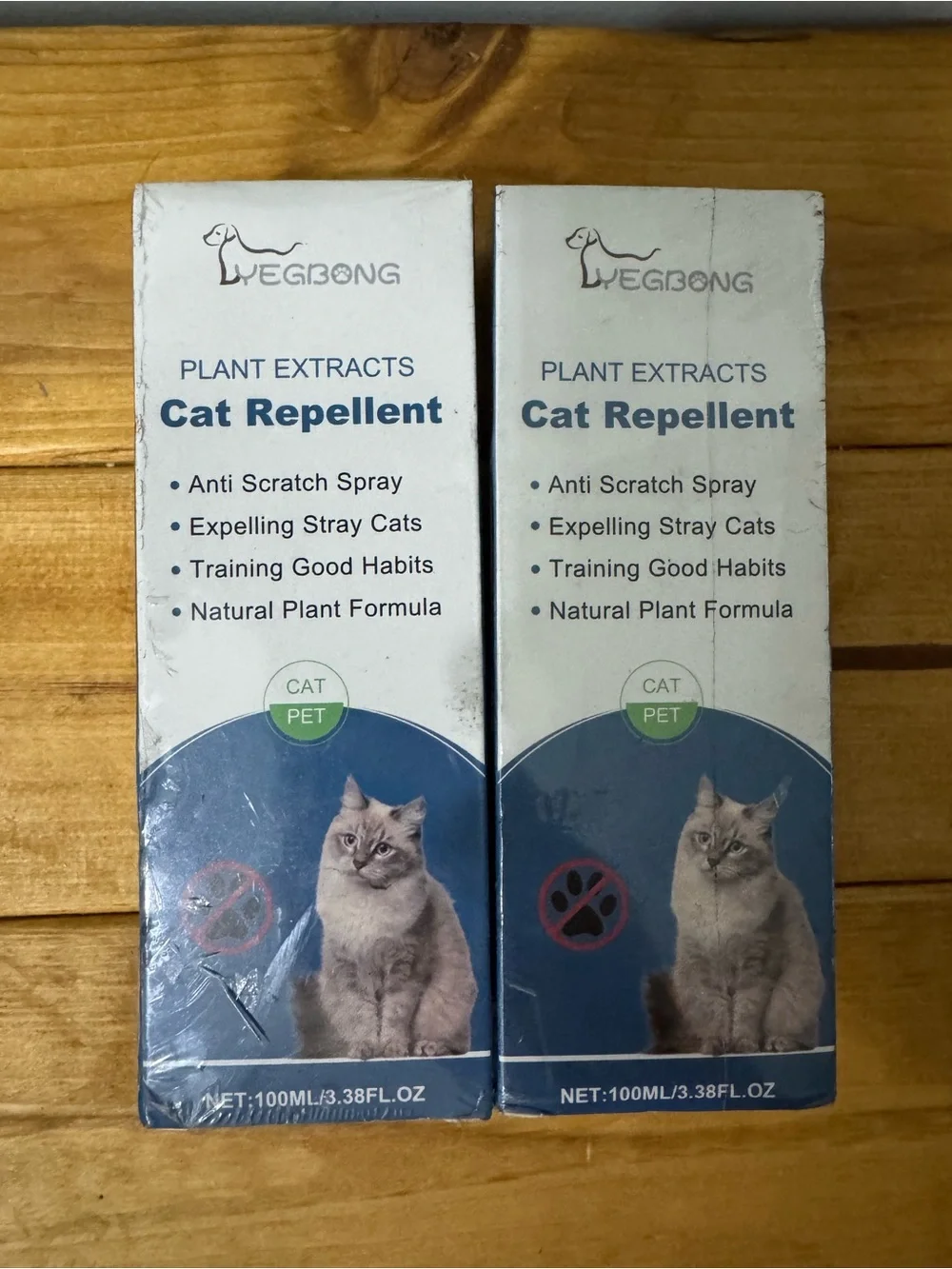 Plant Extracts Cat Repellent Spray - Blue